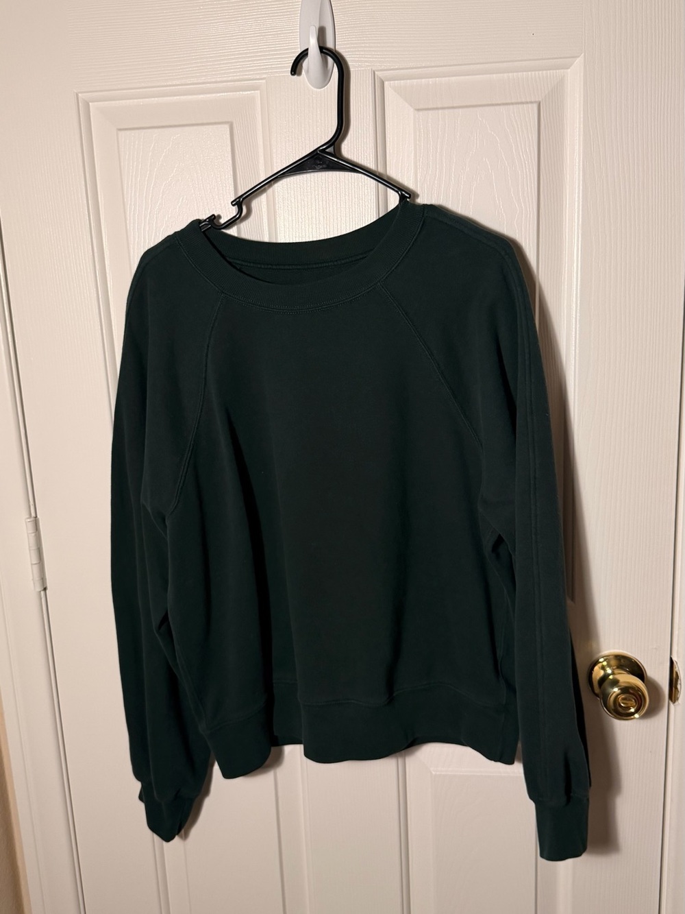 Abercrombie Women’s Dark Green Sunday Crewneck Sweatshirt